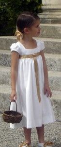 Robe taille empire