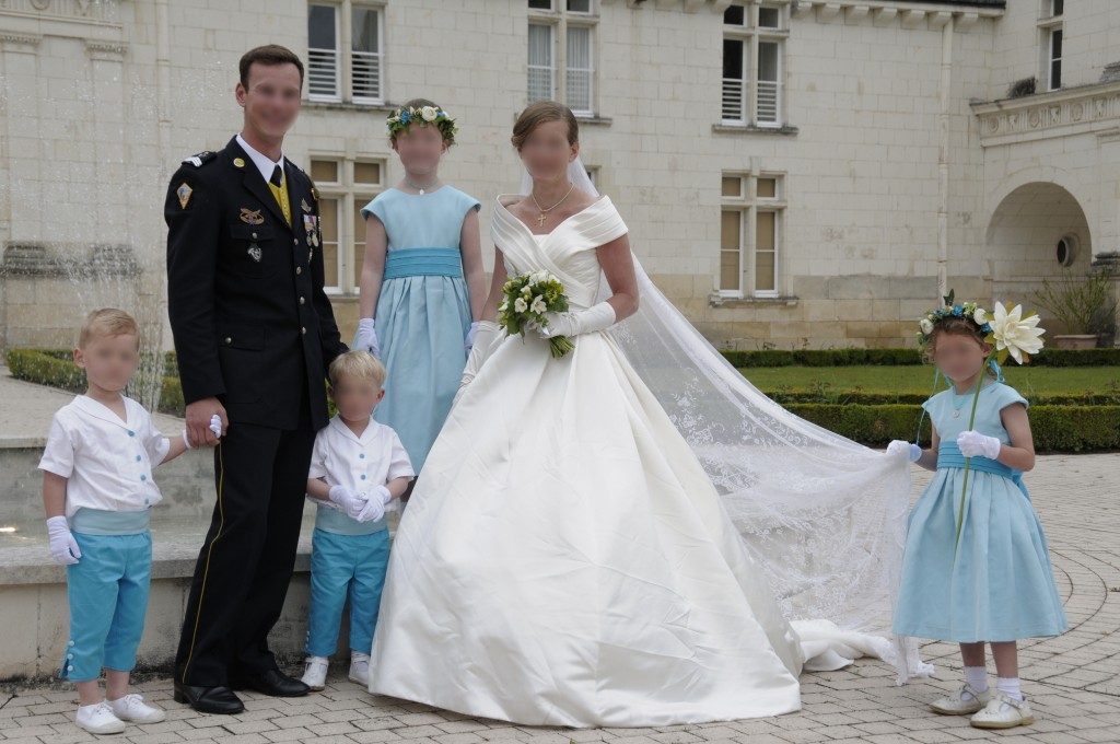 enfants d honneur bleus patron l enfant roi versailles