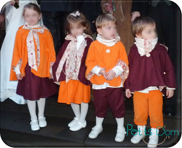 enfants d honneur orange
