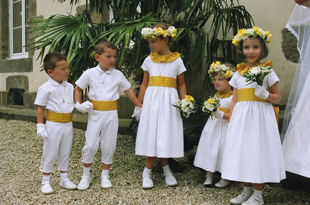 Cortège Hélène: blanc et jaune d’or