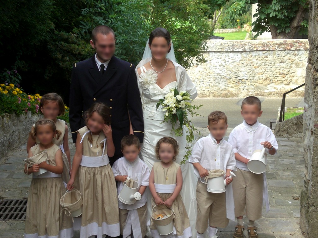 Cortège Marie: Beige, Blanc et arrosoirs