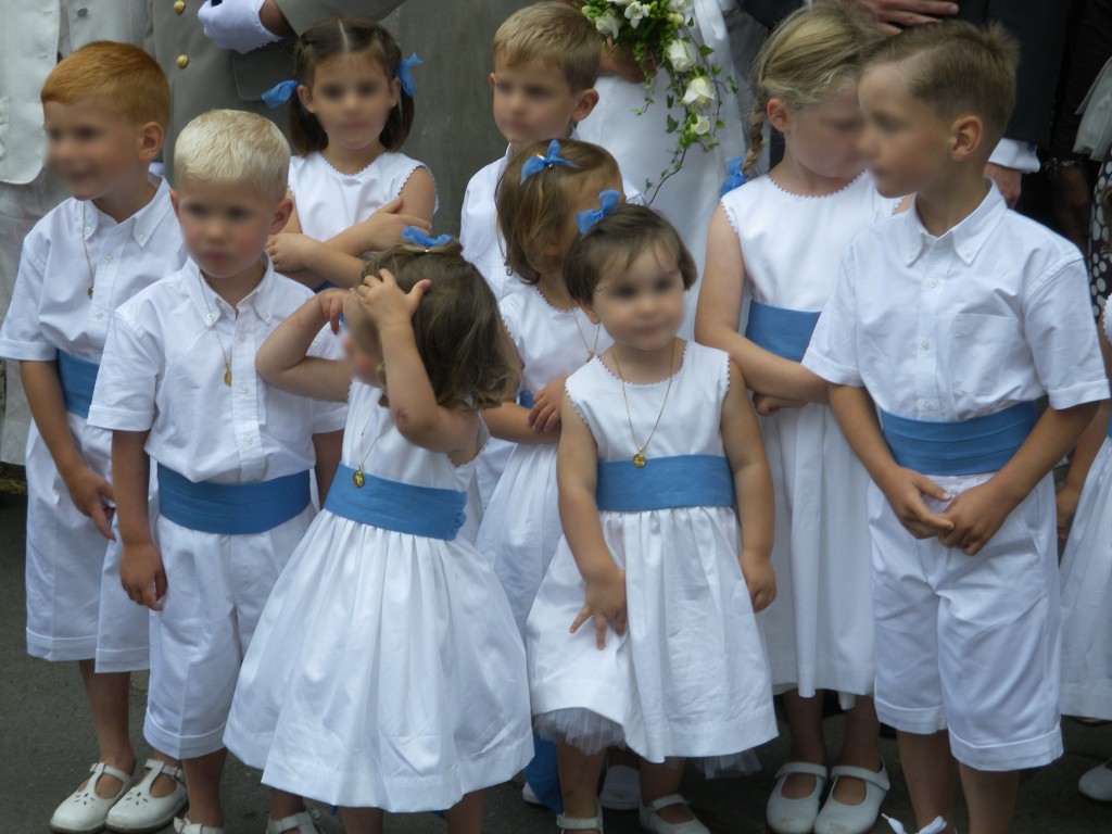 Cortège Anne-Claire: Blanc et Azur