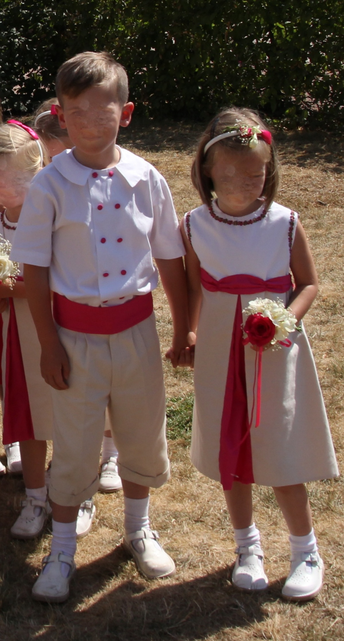 Costume de cérémonie sable pour enfant d'honneur