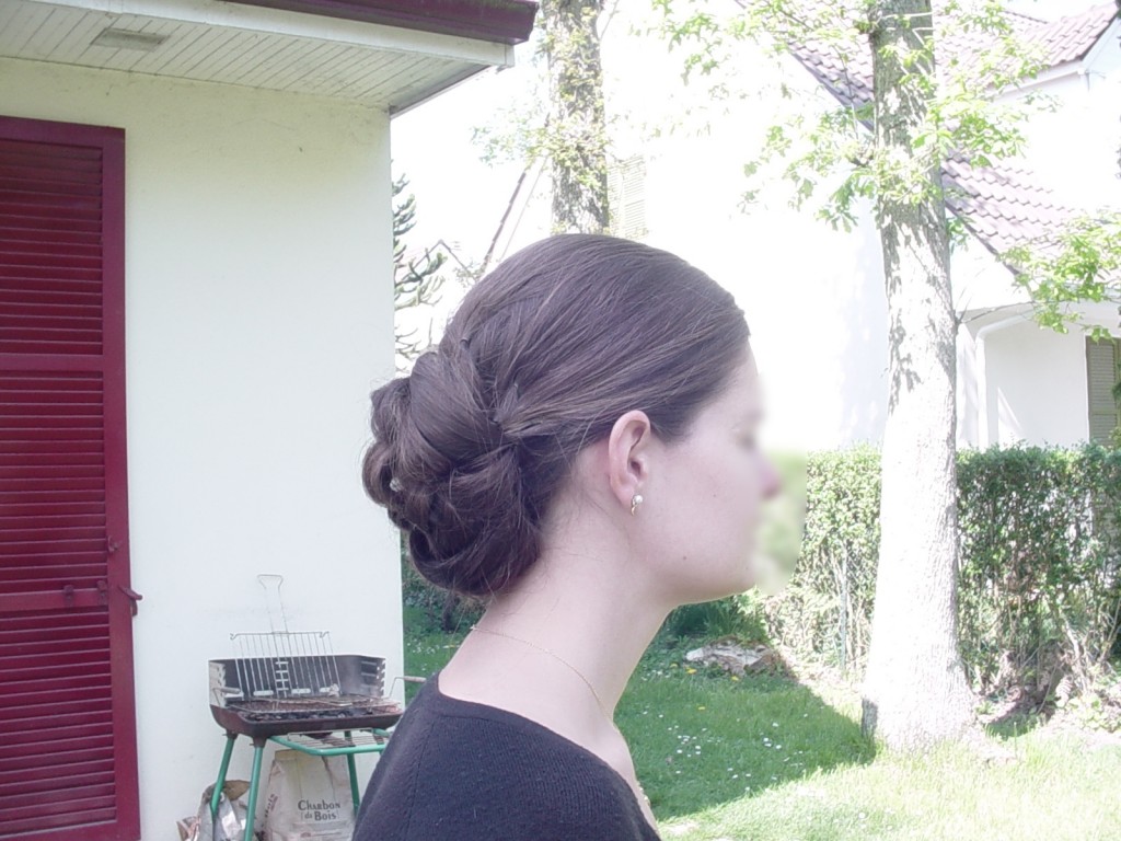 Chignon mariee