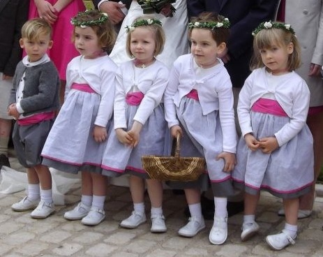 Cortège Aude: fuchsia et anthracite