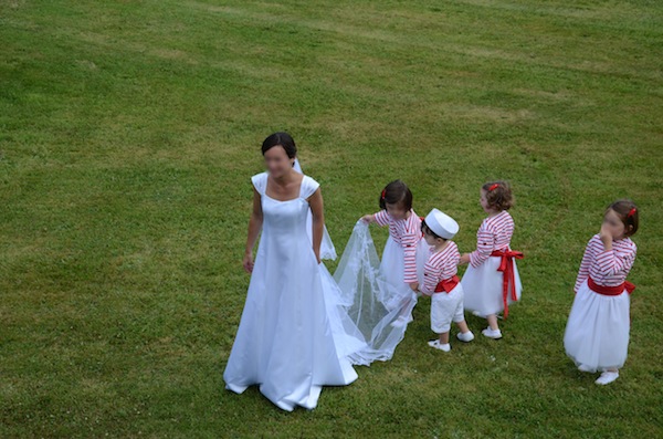 Cortège Marie-Cécile: marinières et jupes en tulle