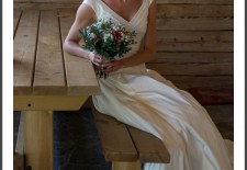 Robe mariee bouquet