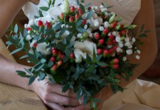 bouquet mariee rouge