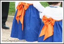 cortege bleu orange