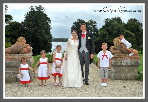 Cortège Anne-Priscille: Blanc, rouge et gris