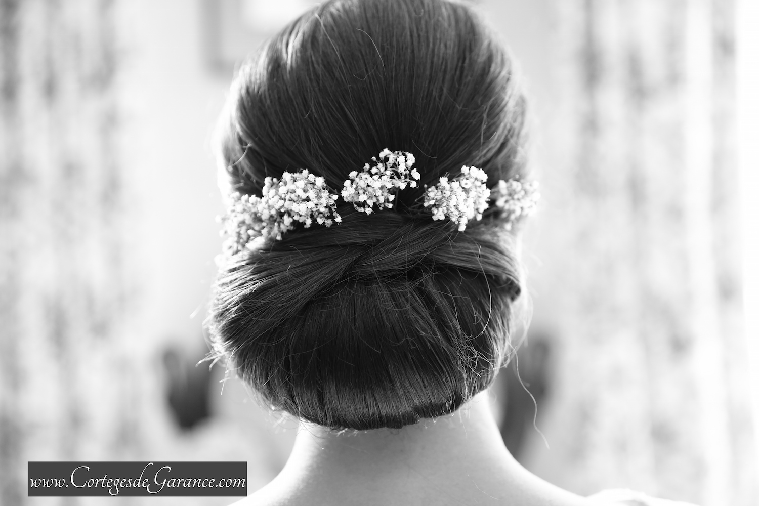 Chignon de mariée de Lorraine