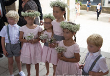 Cortège Camille: grand dos nu, rose et gris