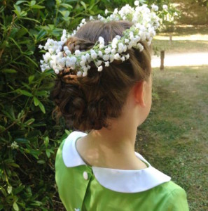 Couronne de gypsophile en KIT prêt à créer, disponible dans la boutique. Une nouveauté 2016 !