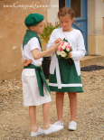 Cortège Cécile: vert basque