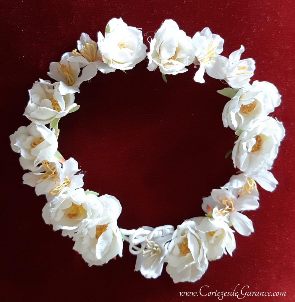 Tutoriel Couronne de fleurs